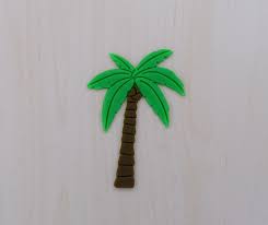 how to make a fondant palm tree