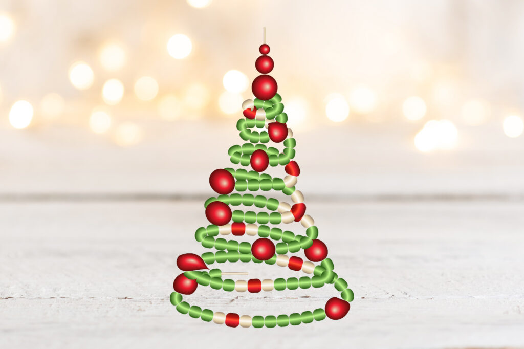 How to Make a Beaded Christmas Tree