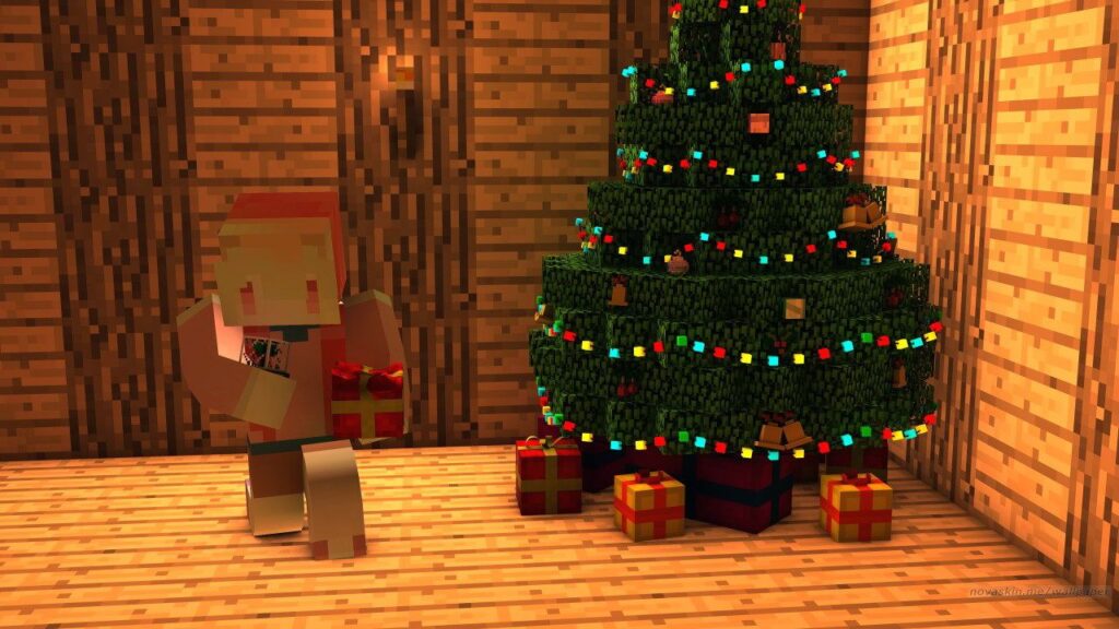 How to Make a Christmas Tree in Minecraft