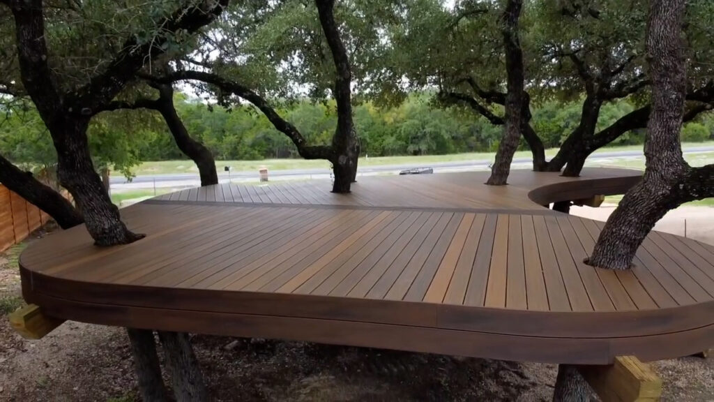 How to Build a Deck Around a Tree