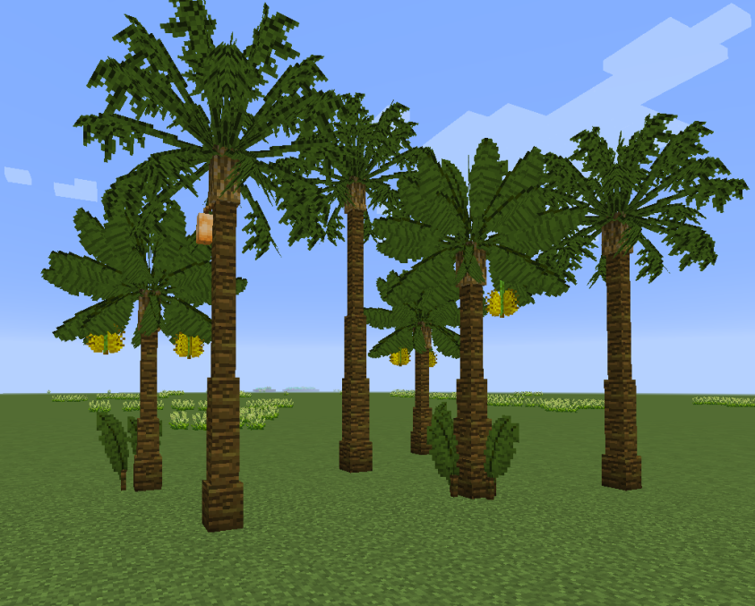 How to Make a Palm Tree in Minecraft
